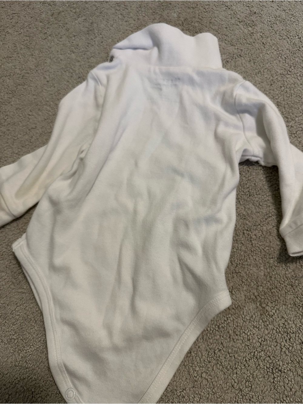 Nursery Rhyme White Long-Sleeve Baby Bodysuit
